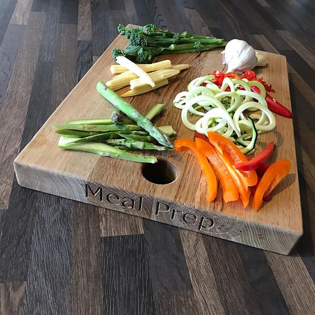 Meal Prep Essex Chopped Vegetables On A Cutting Board