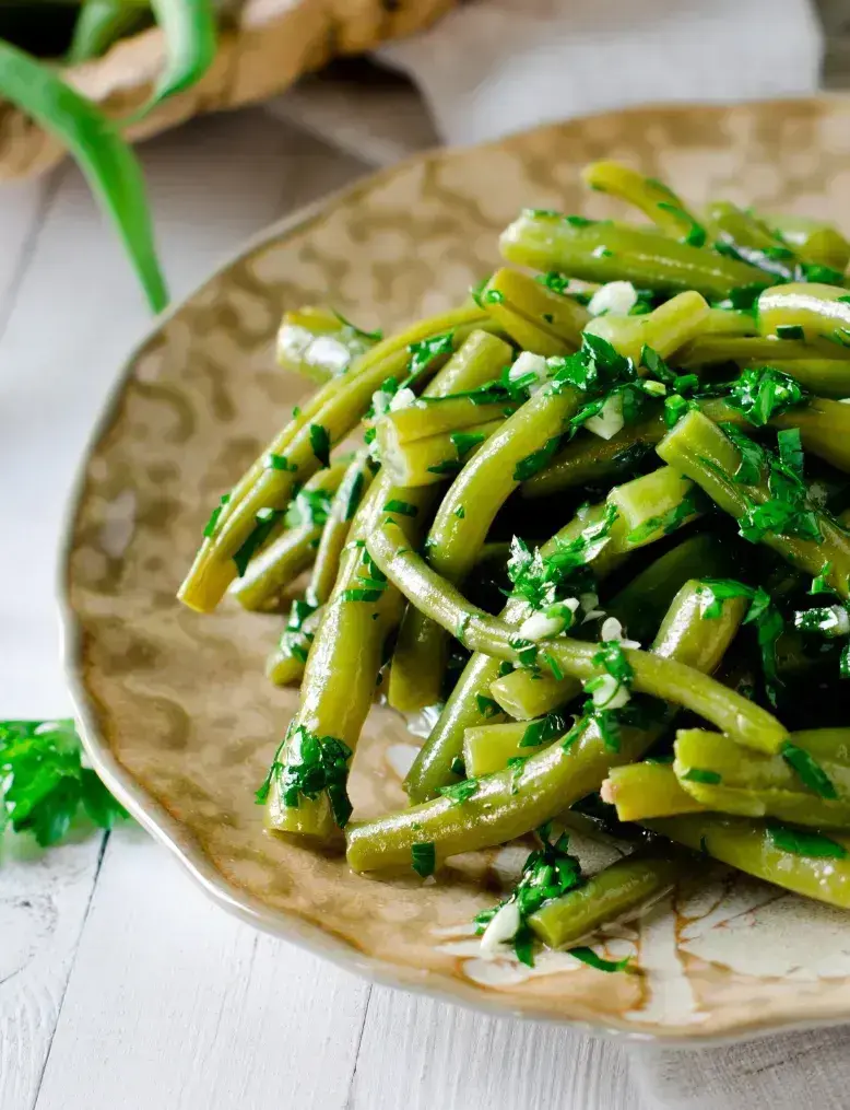 Haricots Verts a l'Ail recipe