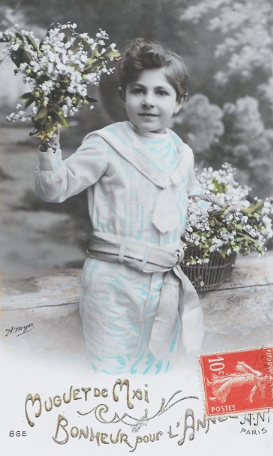 1st of May postcard
