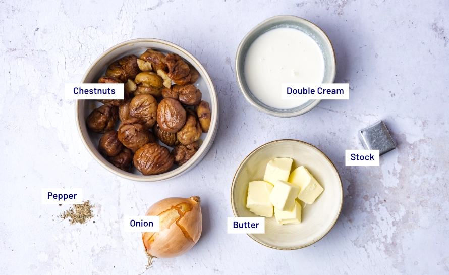 chestnut soup ingredients